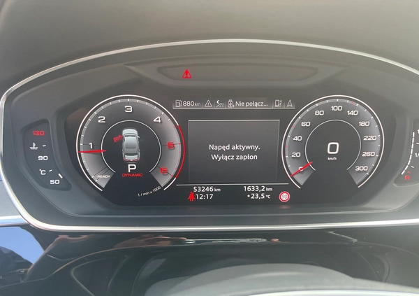 Audi A8 cena 336000 przebieg: 53246, rok produkcji 2020 z Skórcz małe 154